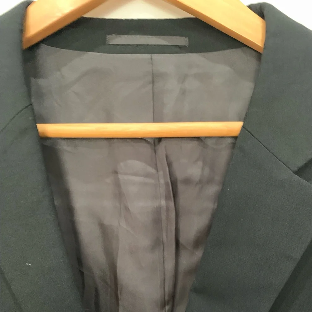 Theory Men’s Black Wool Blazer Size 36 Regular – 95% Wool, Cupro Lining